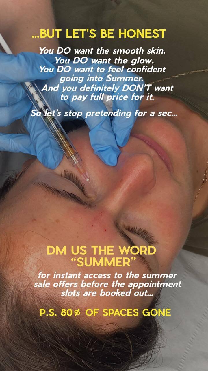 Anti-wrinkle treatment result